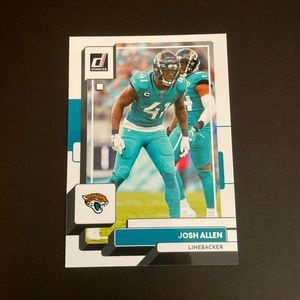 Josh Allen: Jacksonville Jaguars, Linebacker 2022 Panini Donruss Football #64